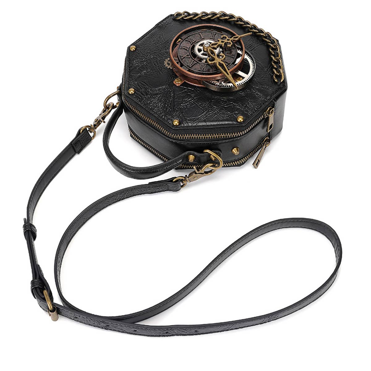 HALLOWEEN RETRO STEAMPUNK BAG SHOULDER BAG_CWAB0633