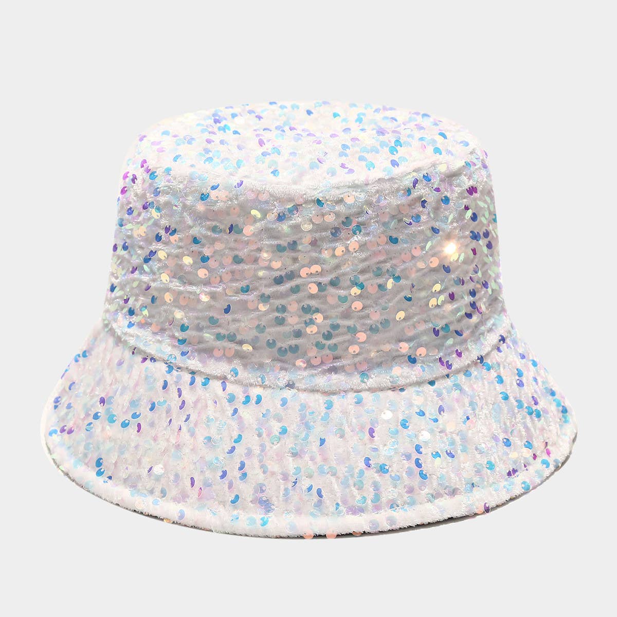 ALL-MATCH SEQUINED PERSONALITY STREET BUCKET HAT_CWAB2929