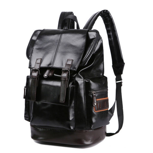 Men¡¯s PU Leather Large Backpack, Stylish & Casual_CWAB5181