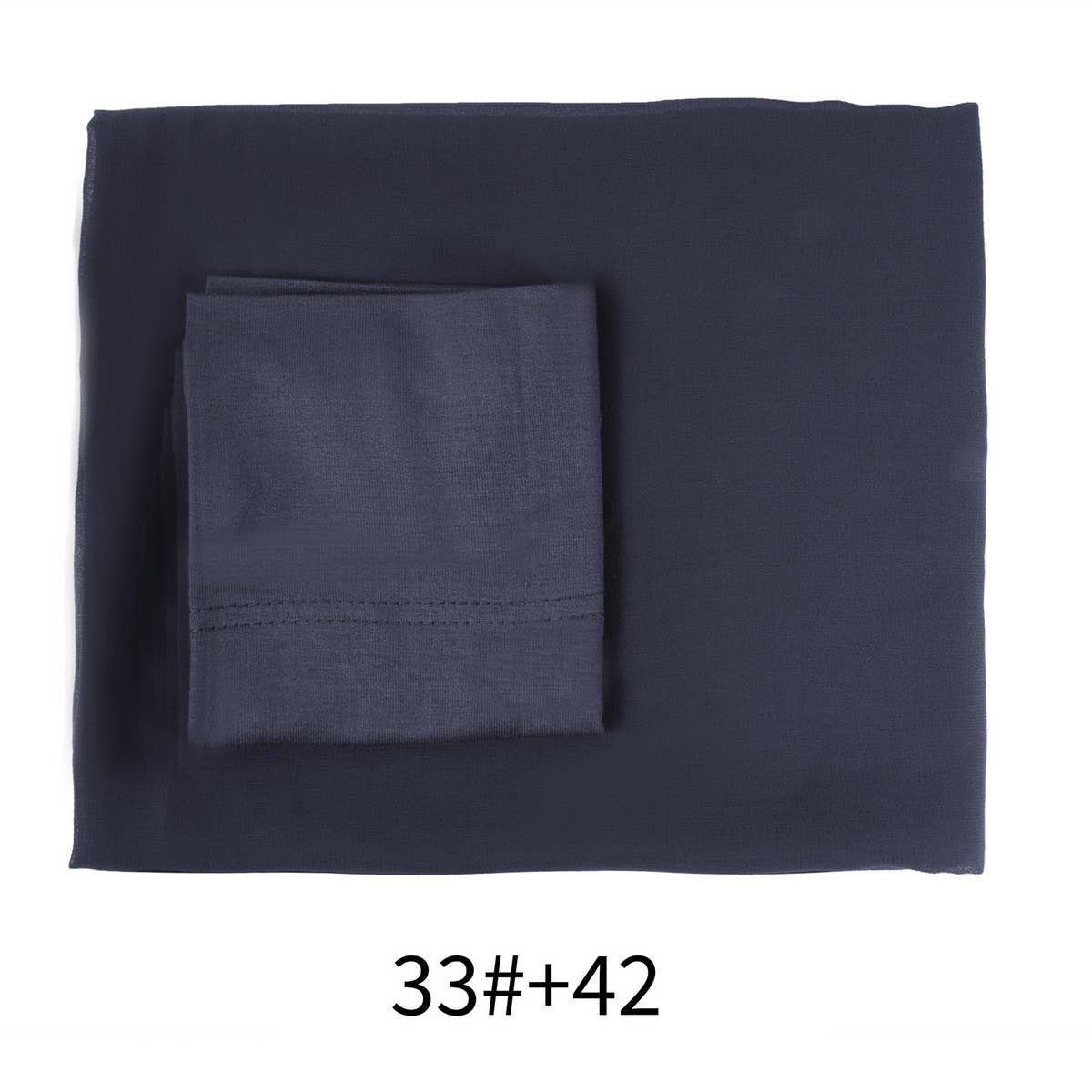 TWO-PIECE CHIFFON SHAWL AND HEADSCARF