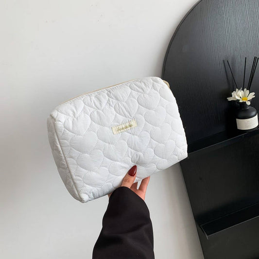 NEW LOVE COTTON CLOTH LARGE CAPACITY COSMETIC BAG_CWAB4427