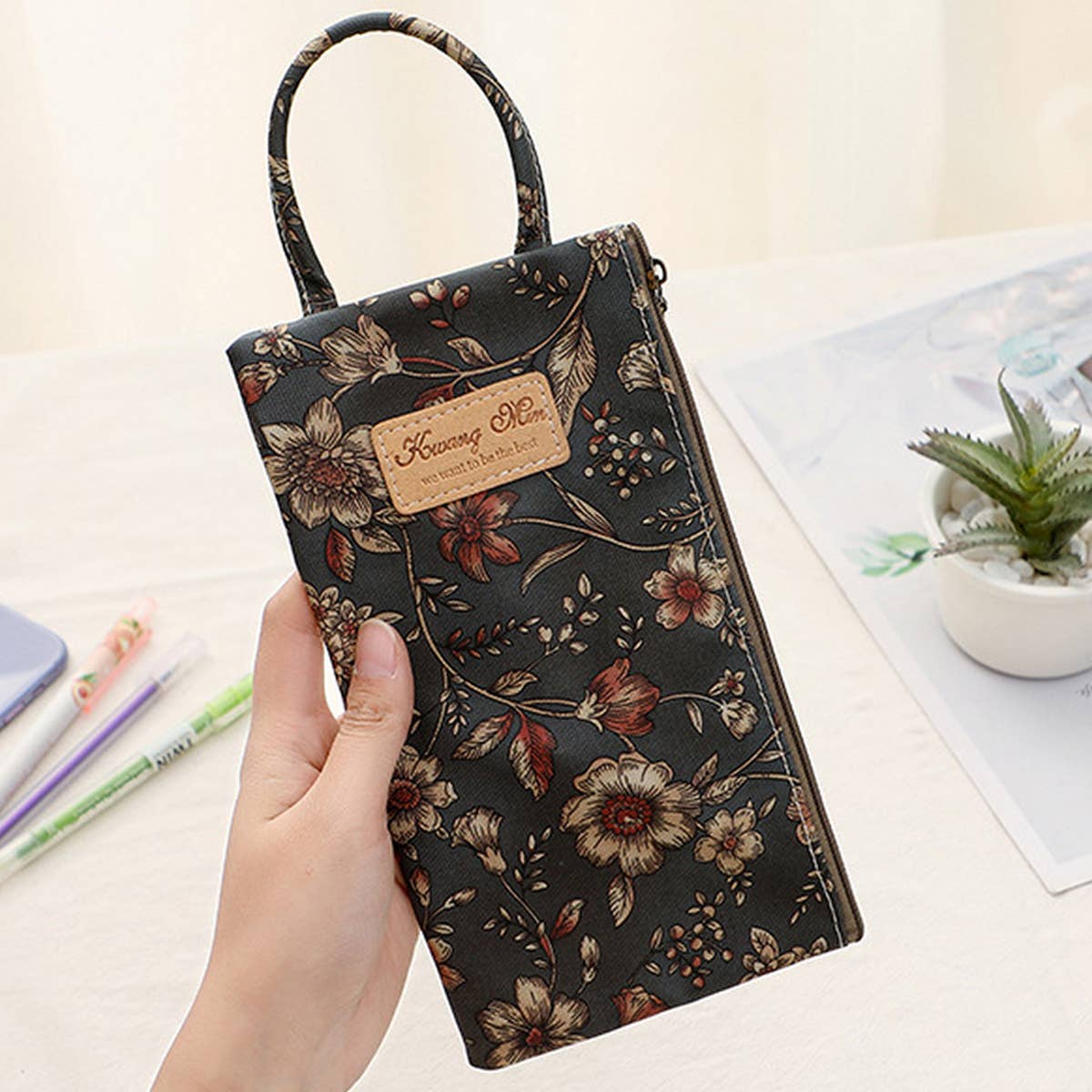 CREATIVE PORTABLE STUDENT STATIONERY PEN BAG_CUAB0219