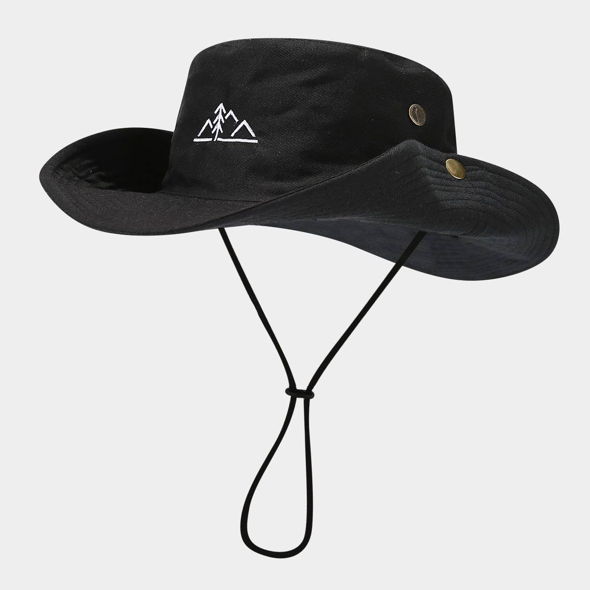 Men's & Women's Embroidered Wide Brim Sun Hat_CWAH3878