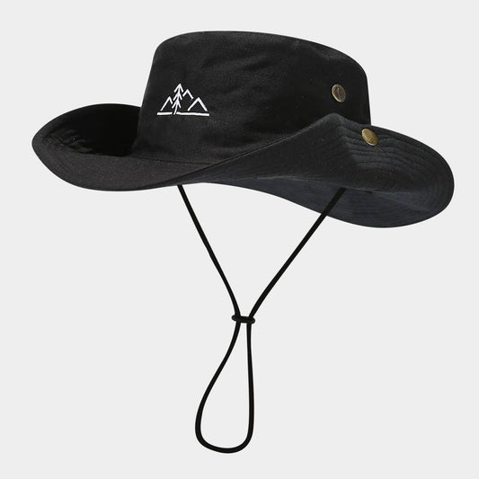 Men's & Women's Embroidered Wide Brim Sun Hat_CWAH3878