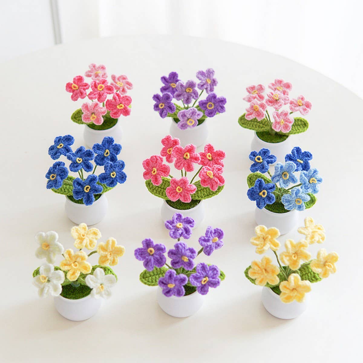 CWMM9267_HANDMADE SIMULATED FLOWER POT ORNAMENTS