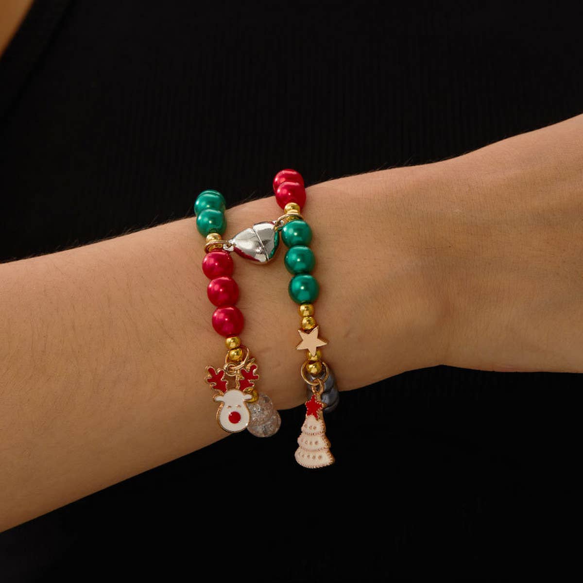 CHRISTMAS TREE NEW LOVE MAGNETIC BRACELET