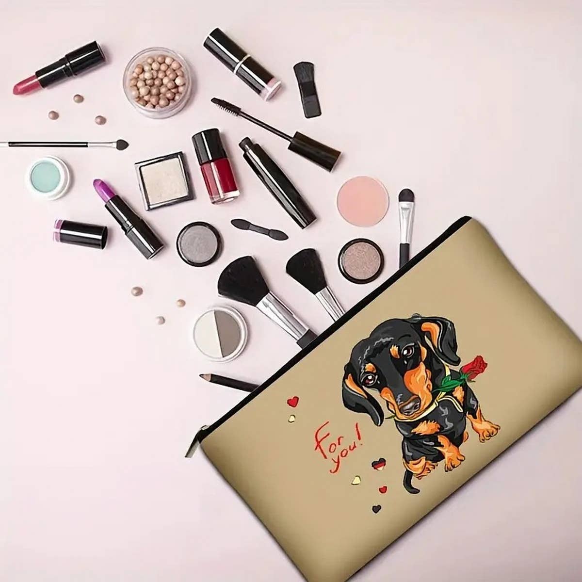 CUTE PUPPY CREATIVE COSMETIC BAG_CWAB1787