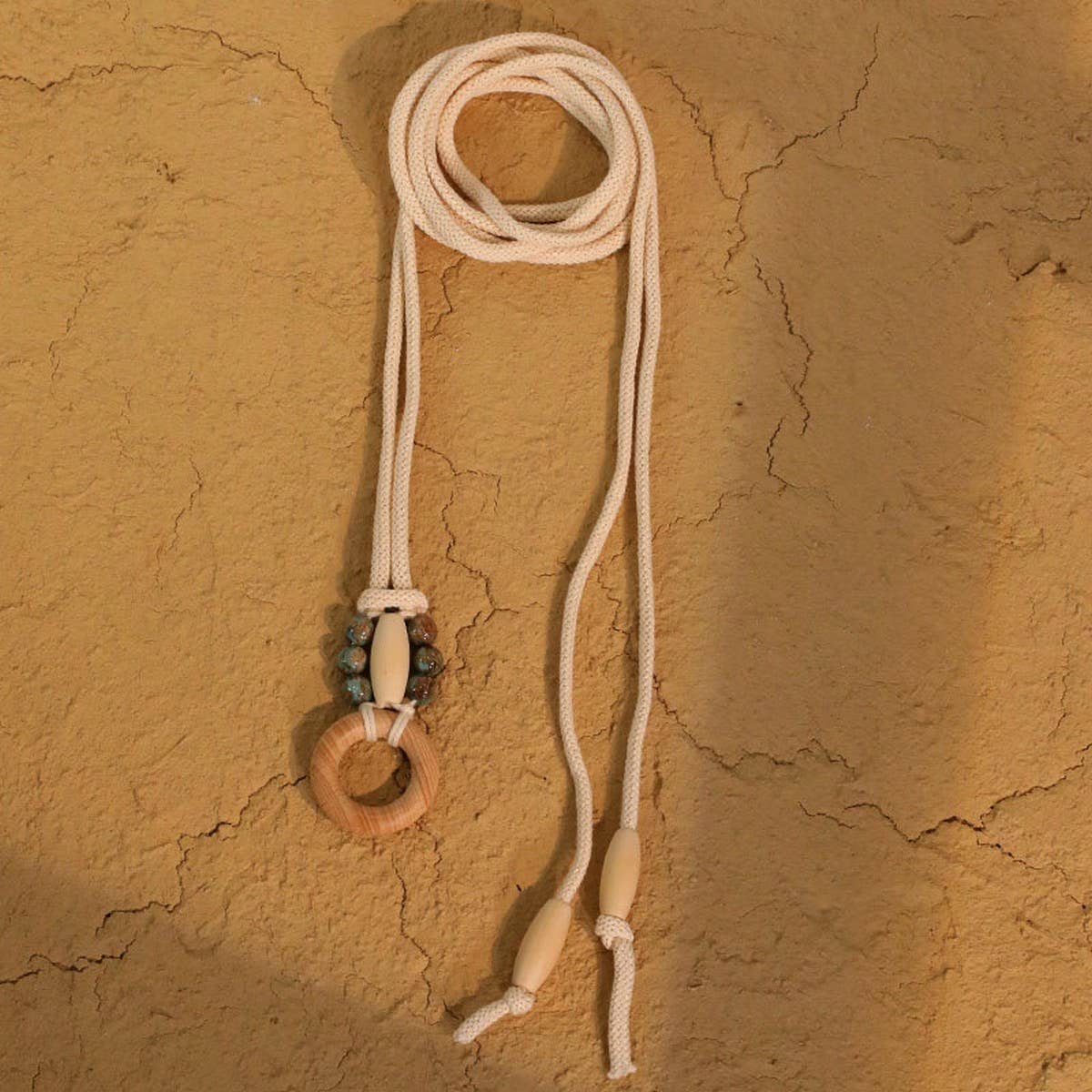 Braided Double Layer Waist Belt for Dresses_CWMM6412