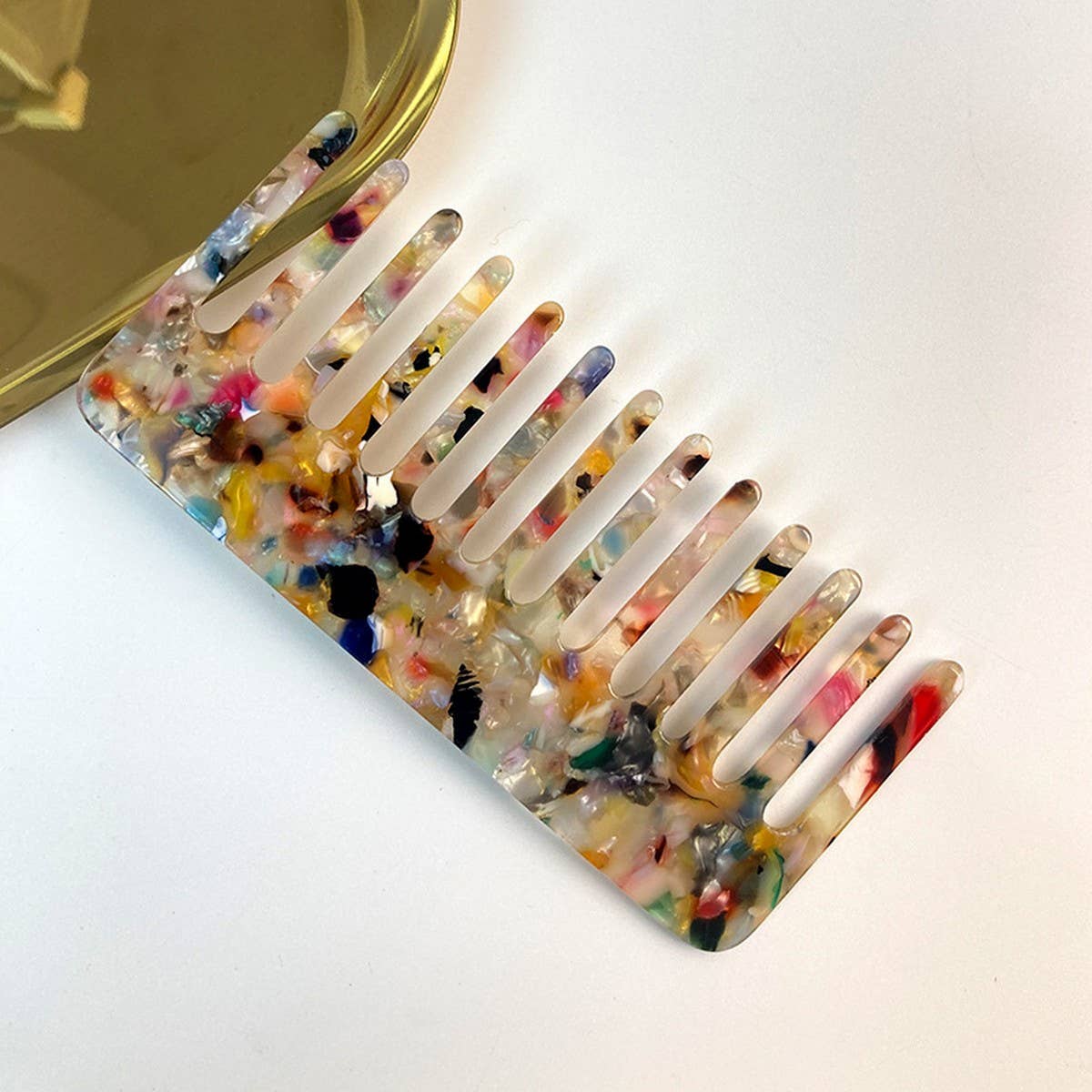 Tortoiseshell Acetate Comb Vintage Anti-Static