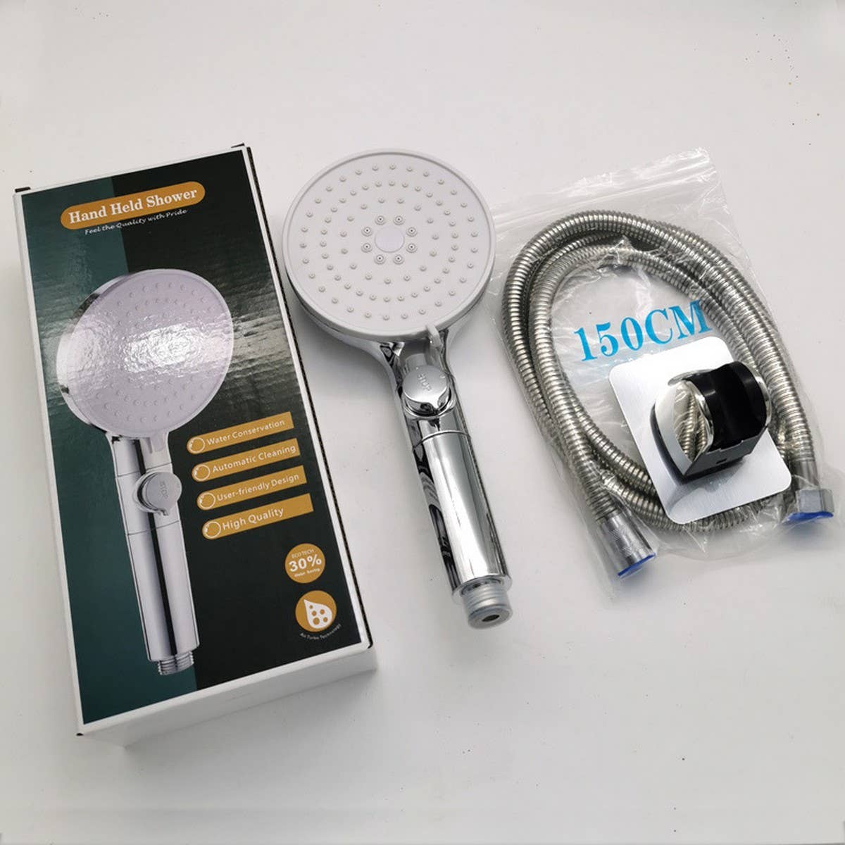 FIVE-SPEED MULTI-FUNCTION BOOSTER SHOWER HEAD