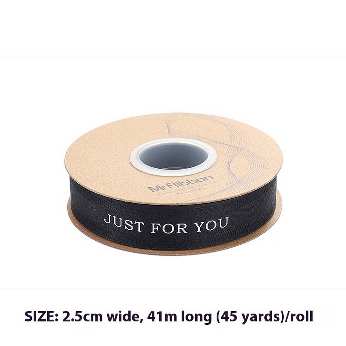 2.5CM FLOWER PACKAGING RIBBON BOW RIBBON_CWMM5784