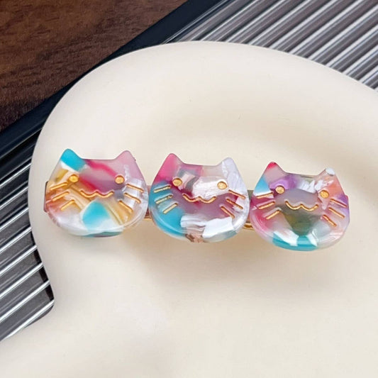 Side clip with sweet and elegant bangs hair clip