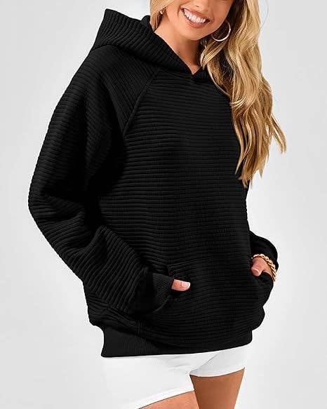 HOODED SPORTS LONG-SLEEVED CASUAL POCKET HOODIE