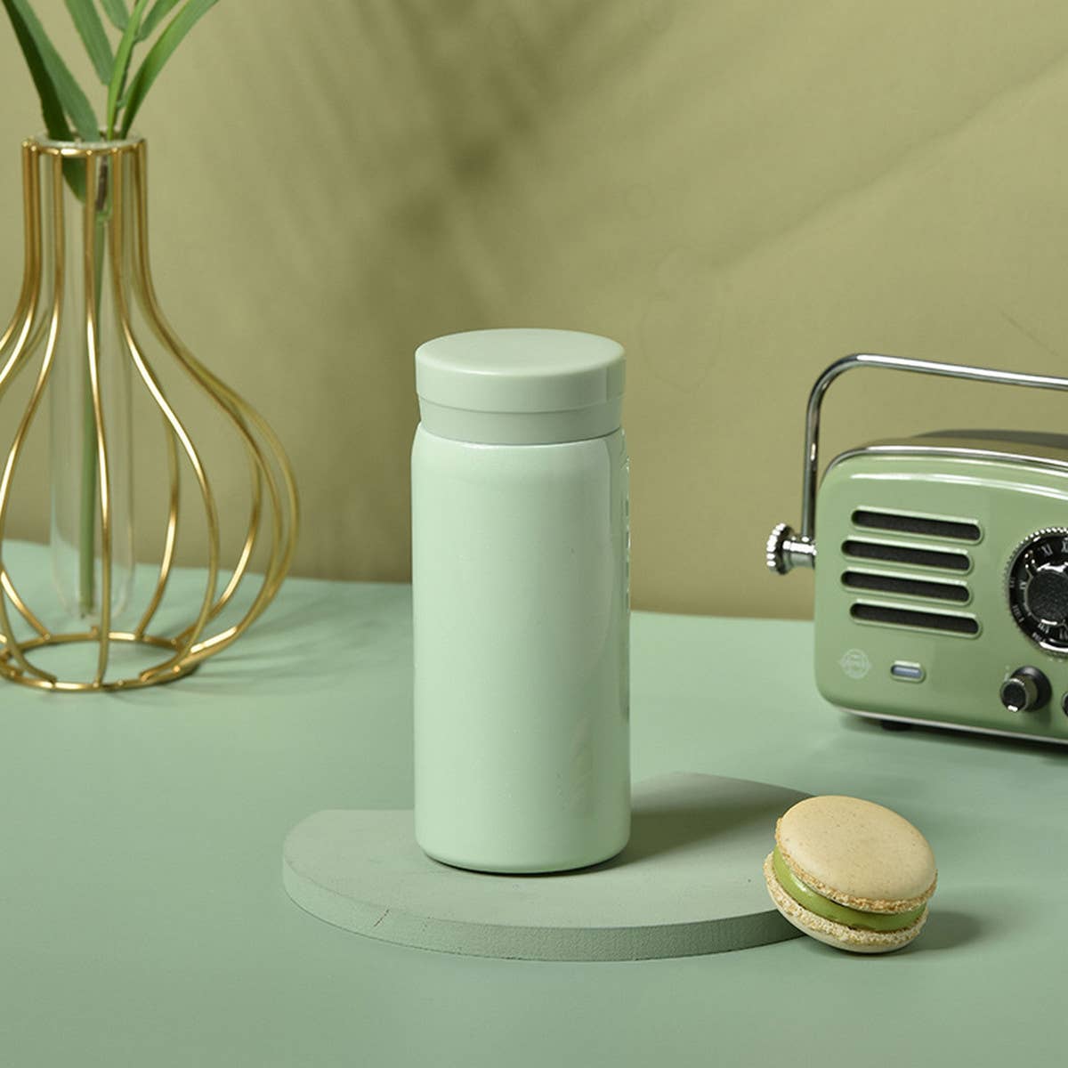 NEW PORTABLE STAINLESS STEEL THERMOS CUP