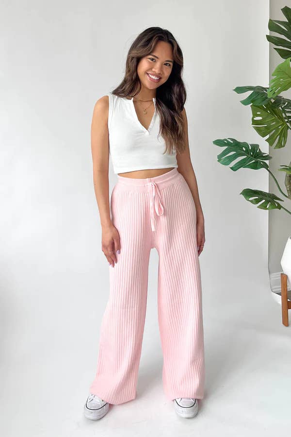 Tethers with straight pipe pit strip pants