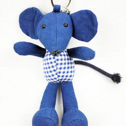 Indigo Dye Handmade Cloth Animal Doll Small Art