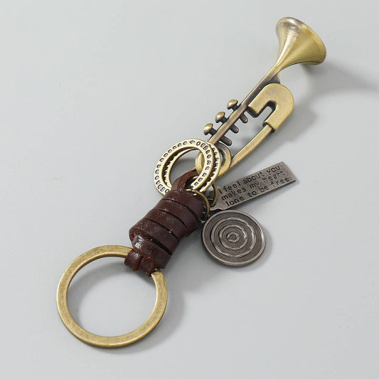 CREATIVE MUSICAL INSTRUMENT PENDANT KEYCHAIN