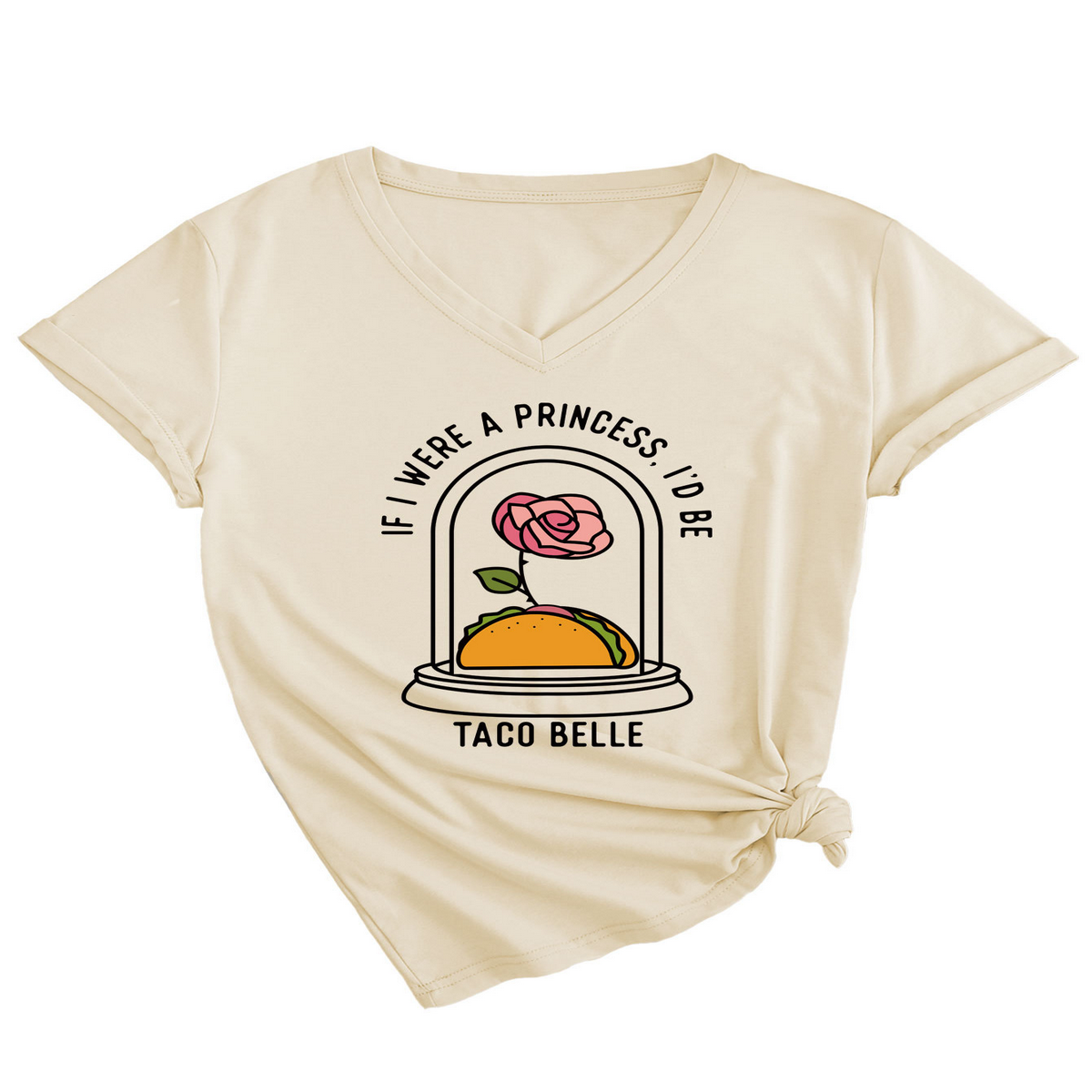 Funny Women's Tee ? Princess Taco Print