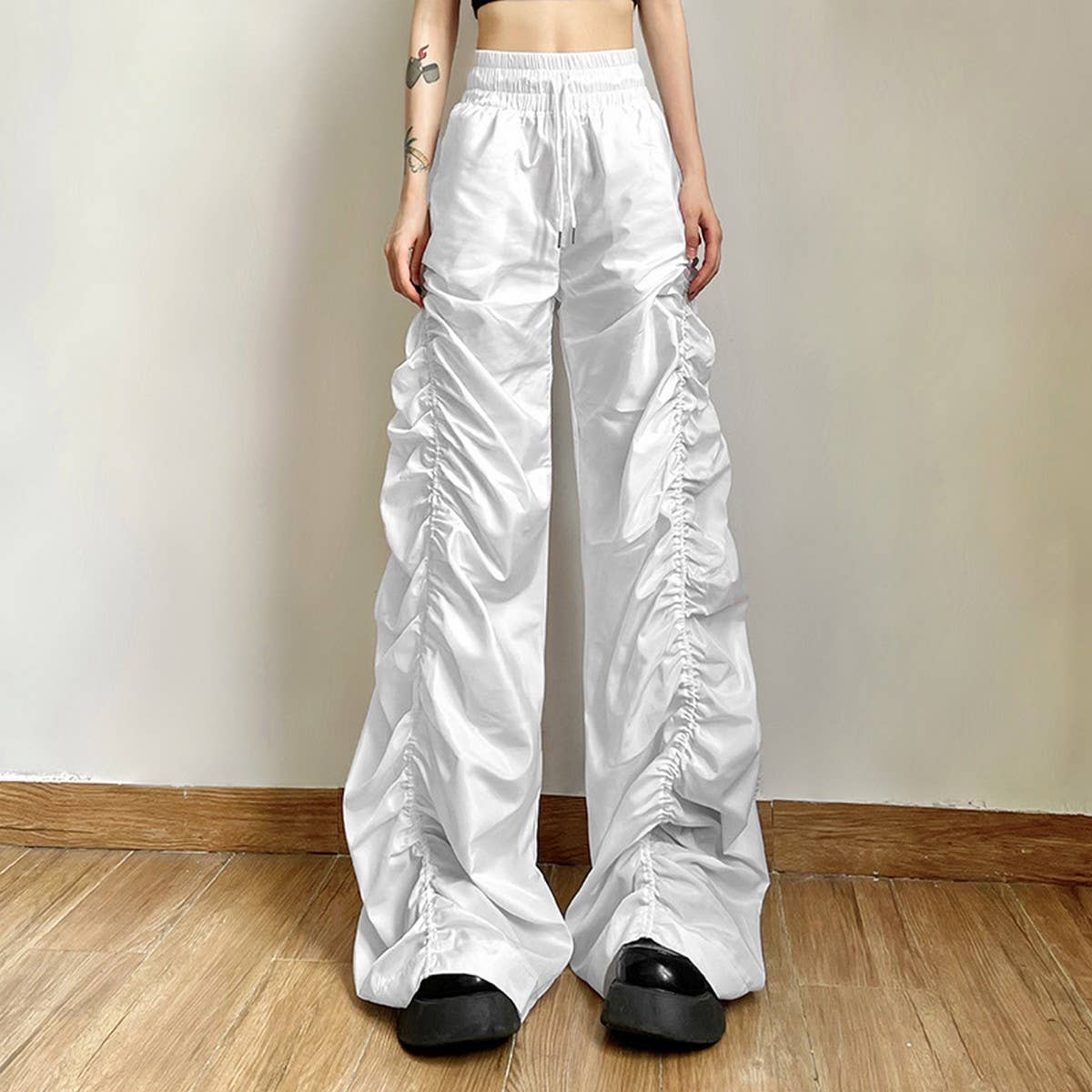 WOMEN HIGH WAISTED LOOSE FITTING CASUAL PANTS_CWBLP0338