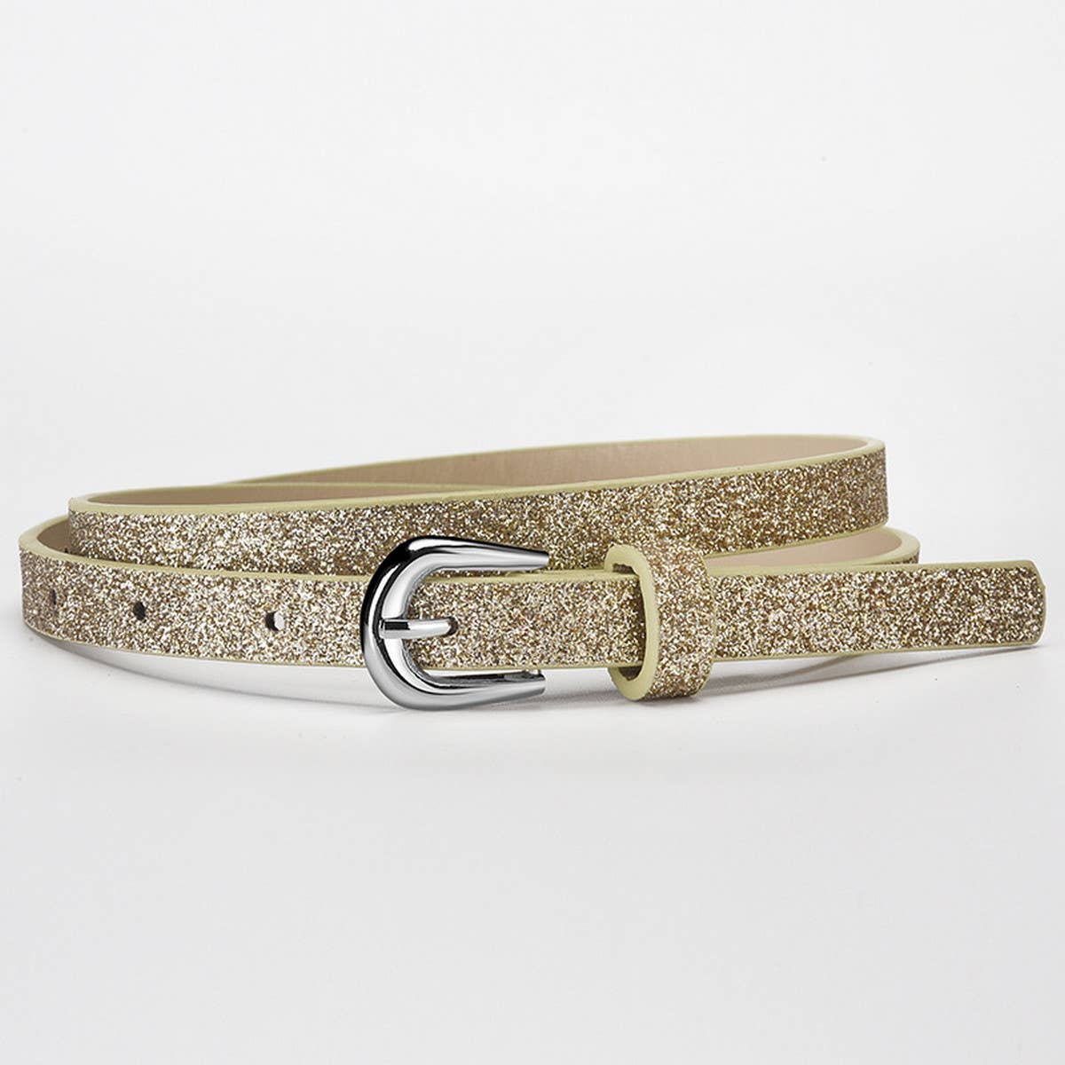 CWABE0880_VERSATILE PERSONALIZED SEQUINED PIN BUCKLE BELT