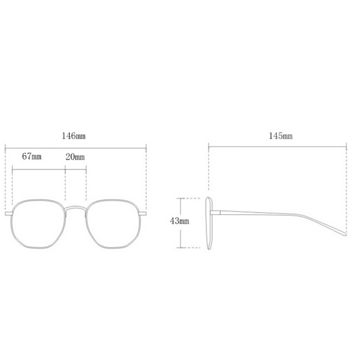 SIMPLE RICE NAIL VERSATILE SUNGLASSES_CWASG0334