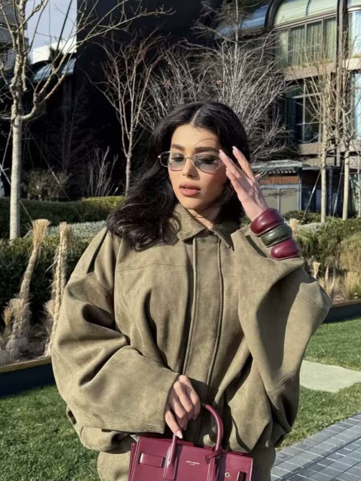 Lapel suede textured baseball jacket