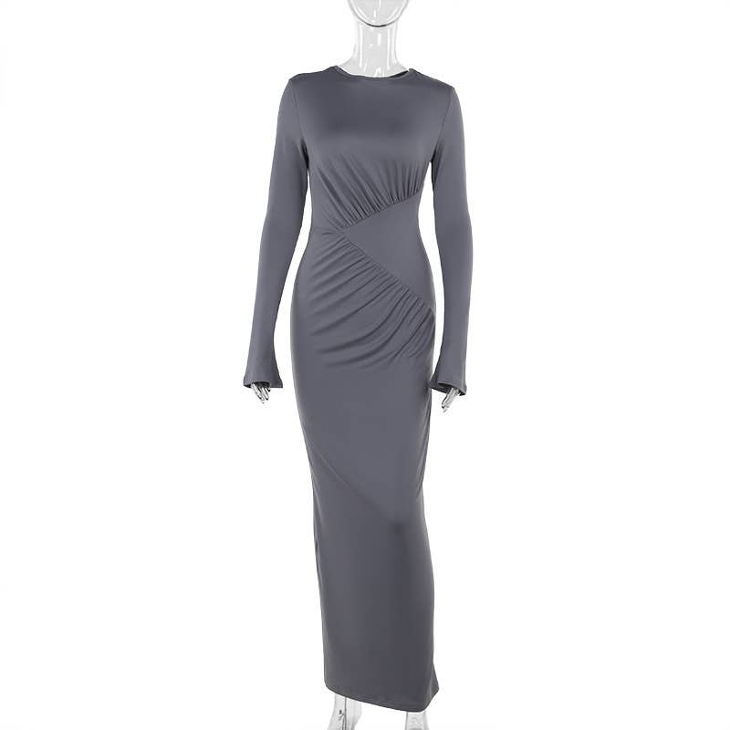 Temperament elegant slim waist slimming slim dress