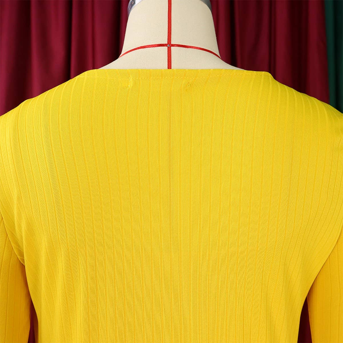 SOLID COLOR SUSPENDER SKIRT LONG TWO PIECE SET_CWDMD3672