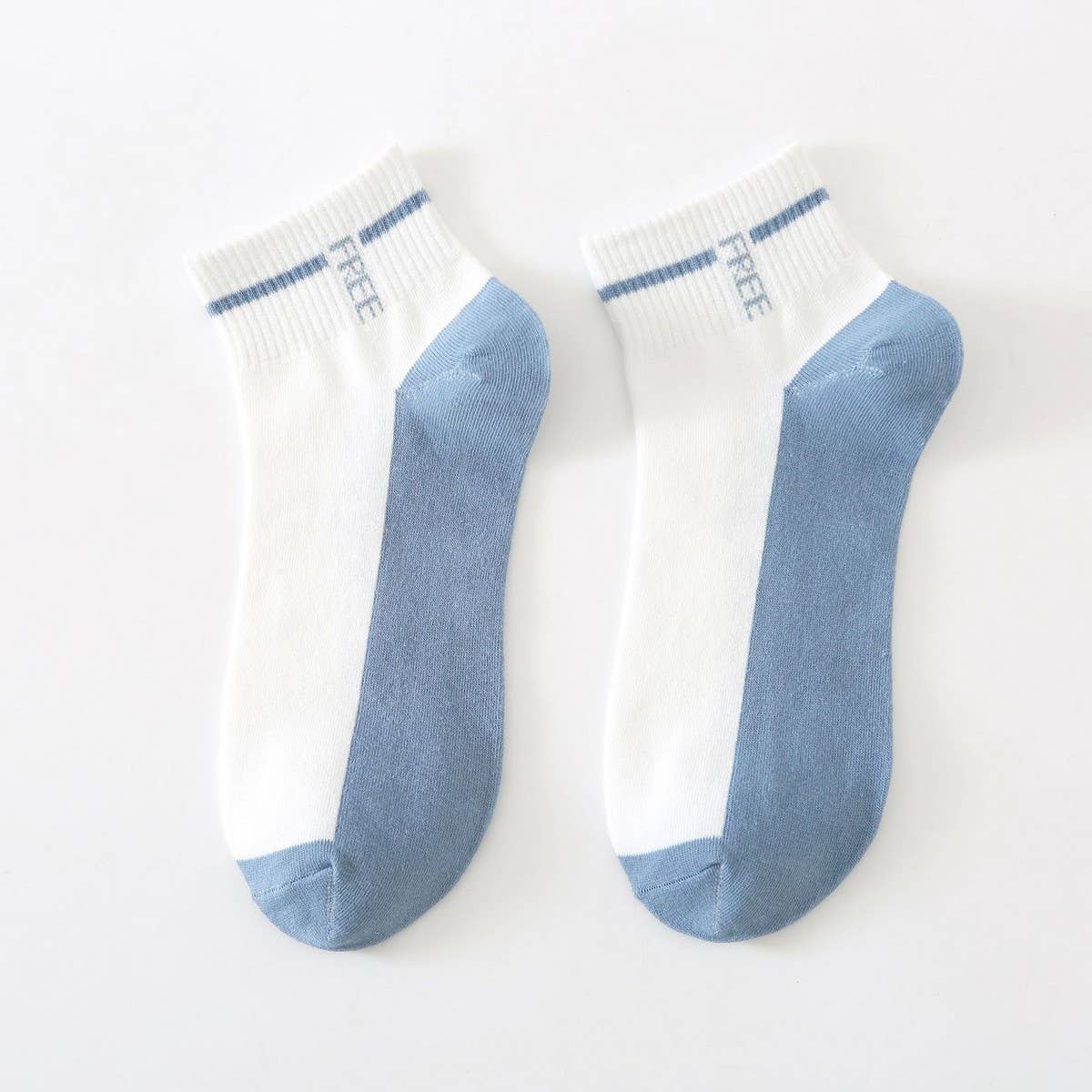 MEN'S COTTON BREATHABLE STRIPED SPORTS SOCKS