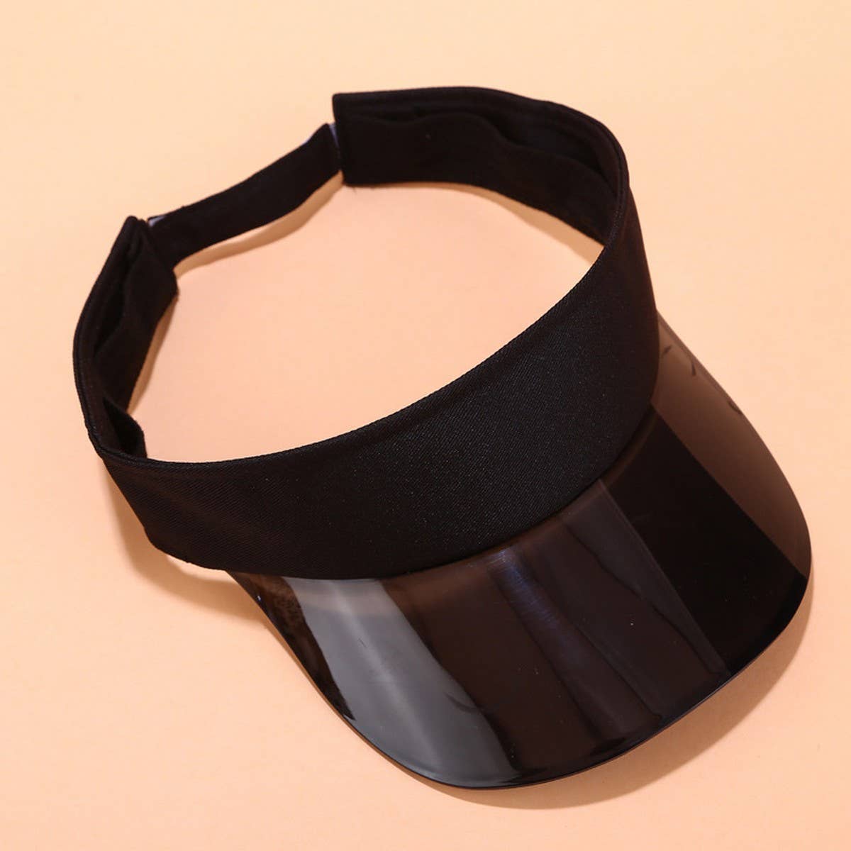 PVC Visor Hat - Summer Sunshade Cap for Beach_CWAH3285