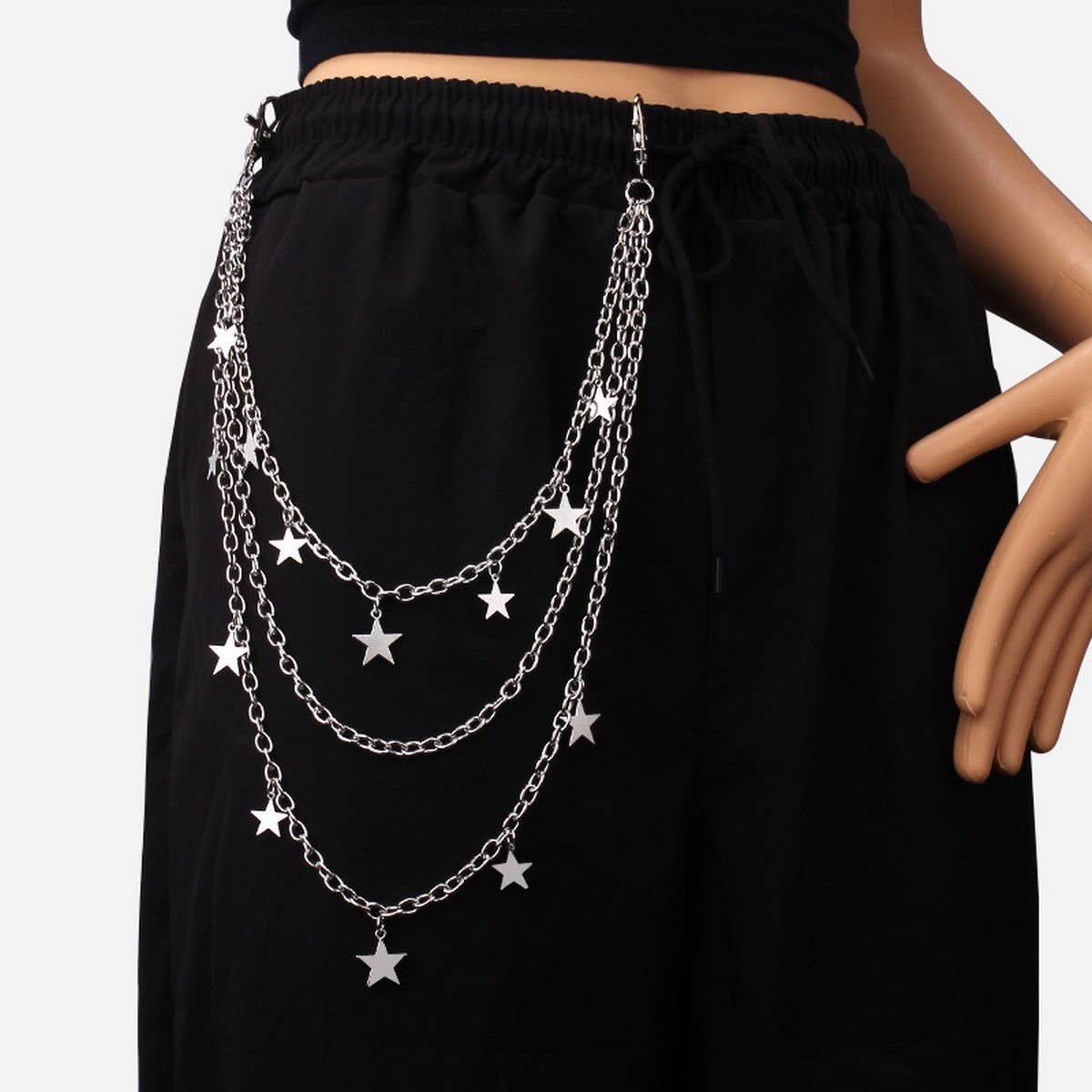 STAR SHAPED PENDANT PANTS CHAIN_CWMM0661