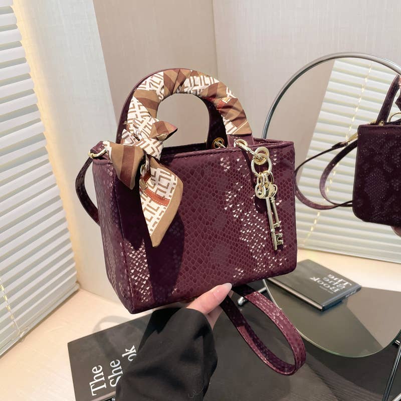 Retro handbag single-shoulder toffee bag