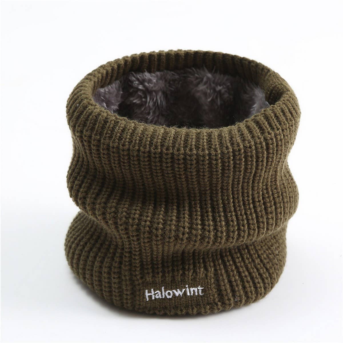 SOLID COLOR EMBROIDERED LETTERS SIMPLE NECK GAITER_CWASC1040