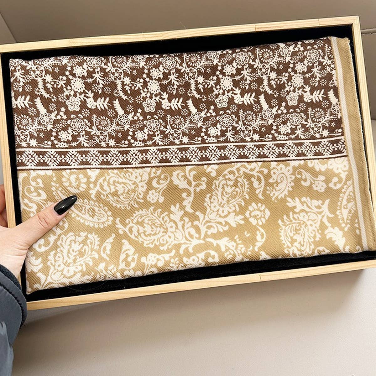 Vintage Multi-Functional Silk Scarf for Women