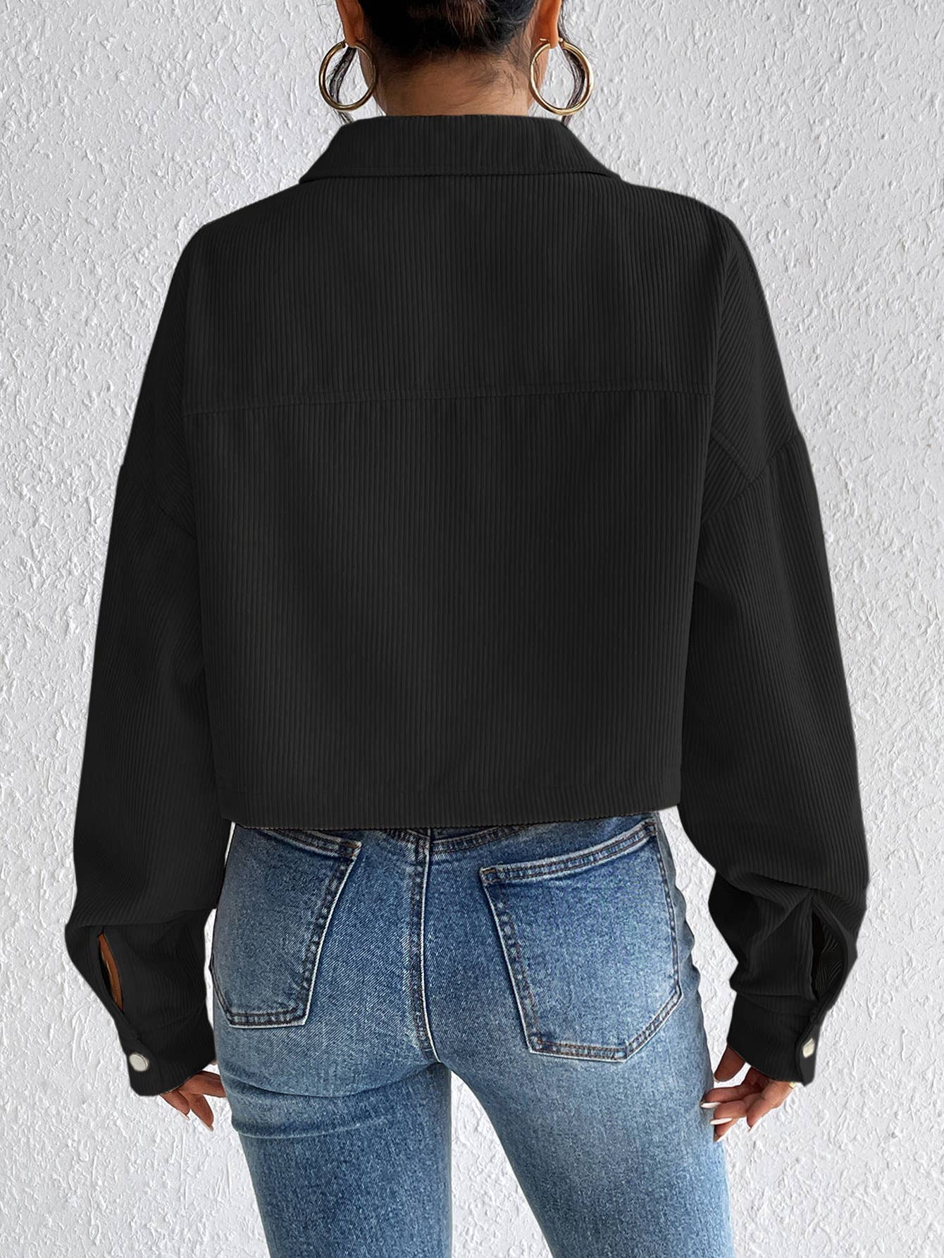 Lapel single-breasted American-style casual coat