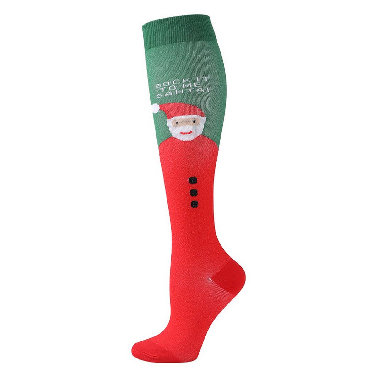 WOMEN'S CHRISTMAS COMPRESSION SOCKS SPORTS