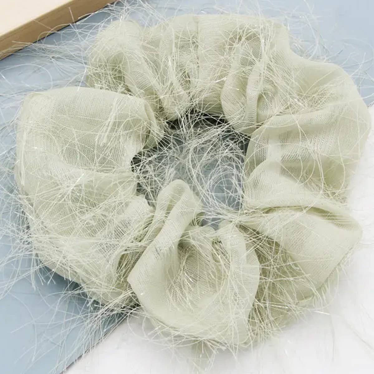 FASHION TASSELS SOLID COLOR SCRUNCHIE_CWAHA0180