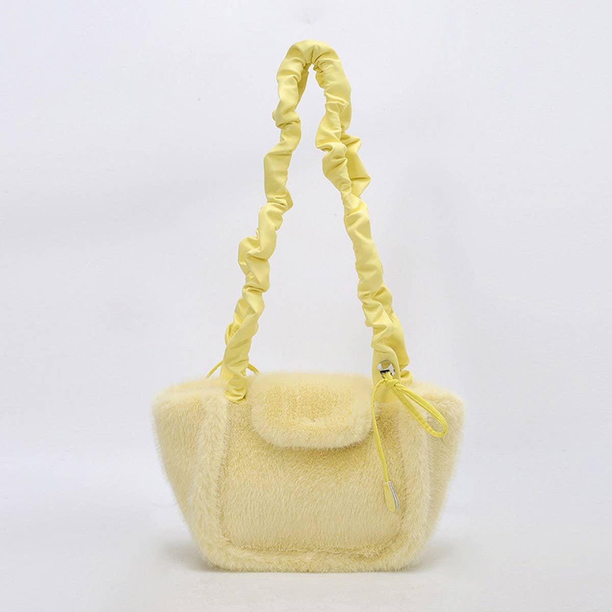 Elegant Fluffy Plush Handbag for Women_CUAB00545