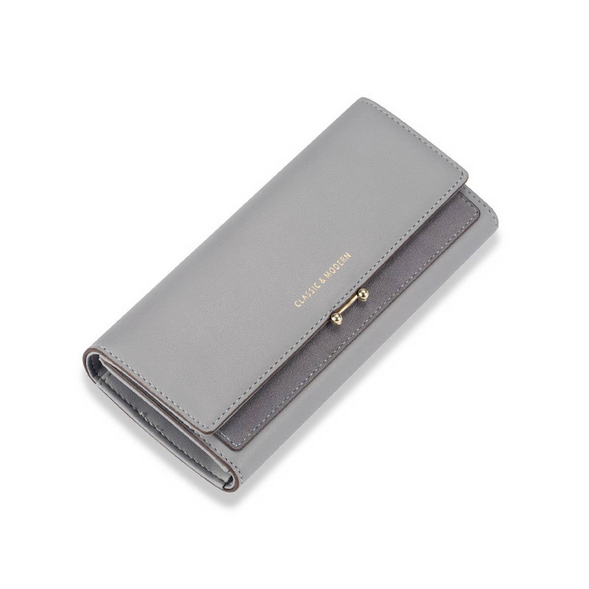 RETRO MULTI POCKET ZIPPER WALLET_CWAB1647