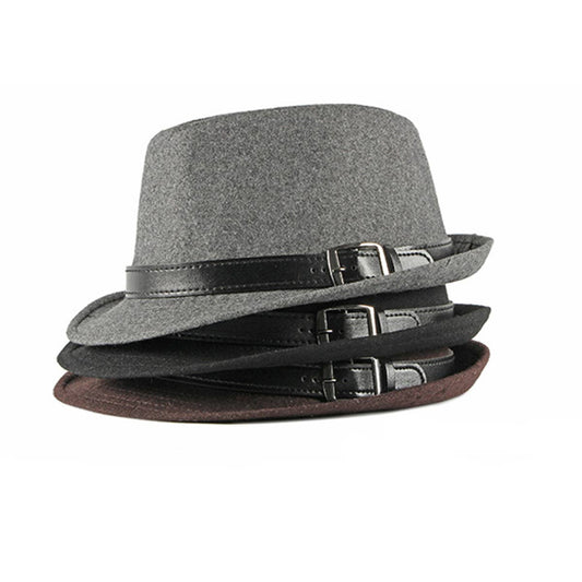 AUTUMN AND WINTER SIMPLE WARM JAZZ HAT_CWAH1918