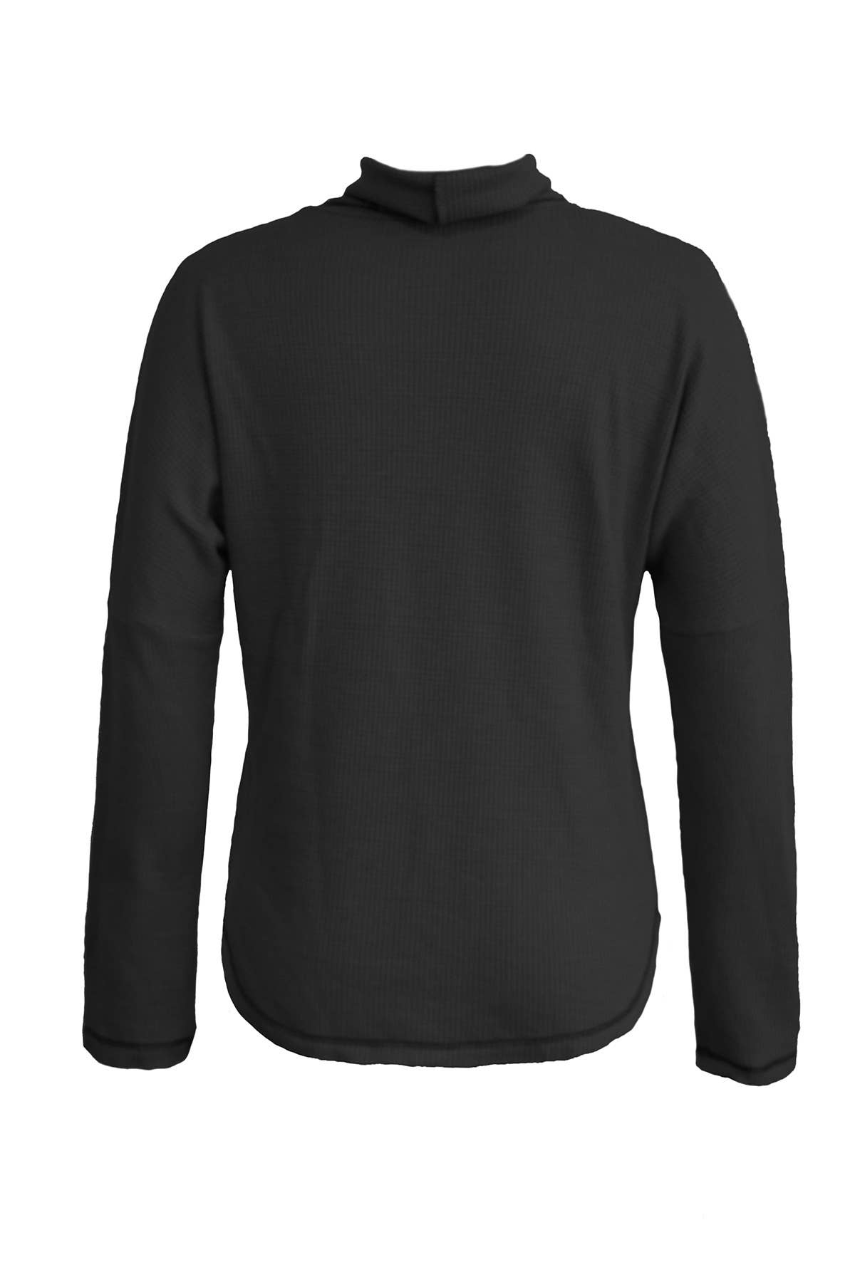 TURTLENECK SOLID COLOR LONG SLEEVE KNIT BASE