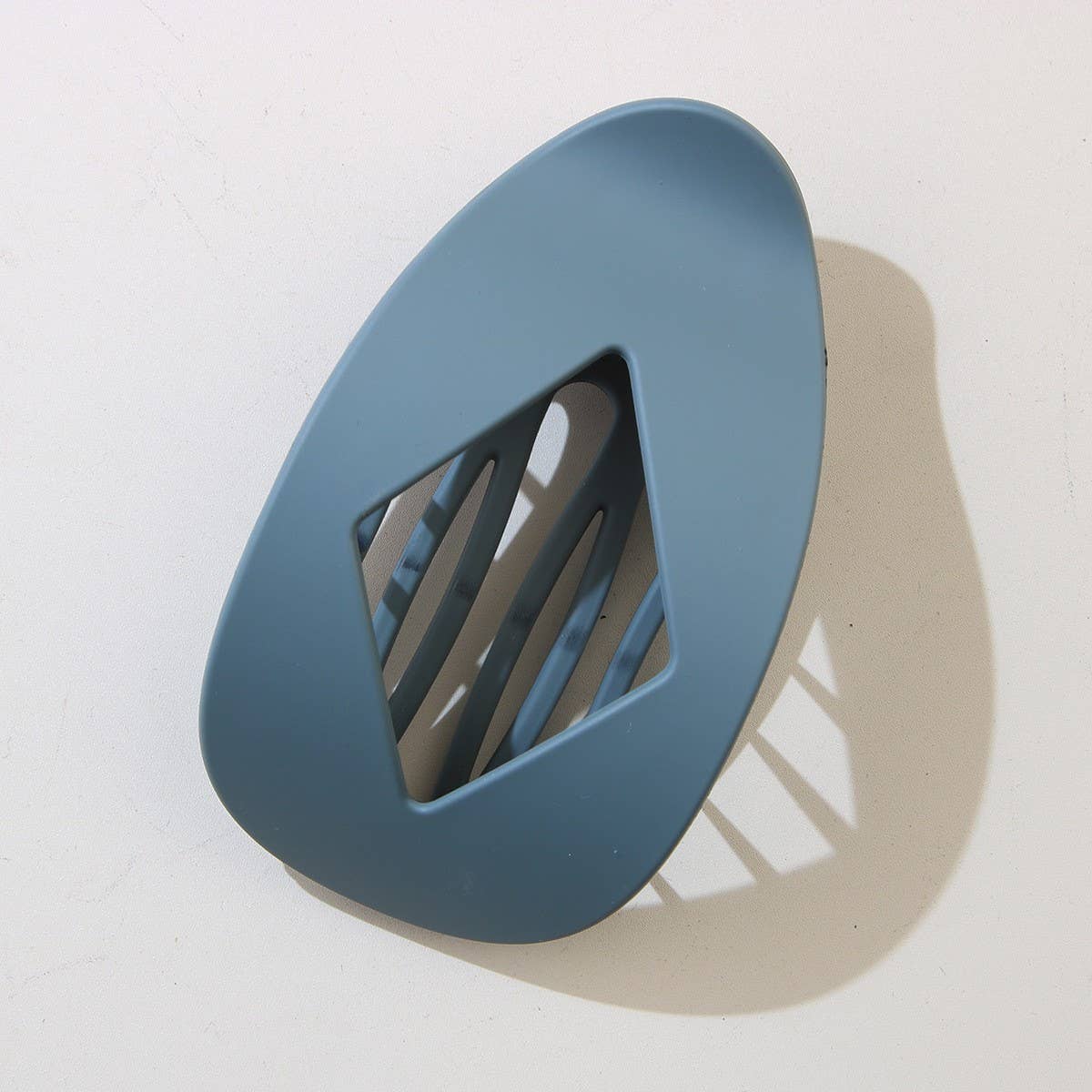 CWAHA07408_LEOPARD PRINT FLAT HAIR CLIP STYLISH GEOMETRIC