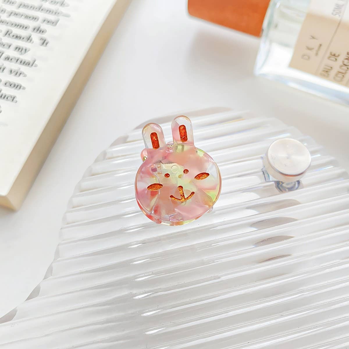 Mini Bunny Hair Claw - Cute Acetate Bangs Clip_CWAHA0731