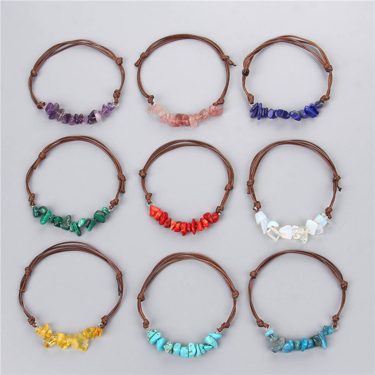 CWAJE4217_NATURAL GRAVEL WOVEN BOHEMIAN VINTAGE BRACELET