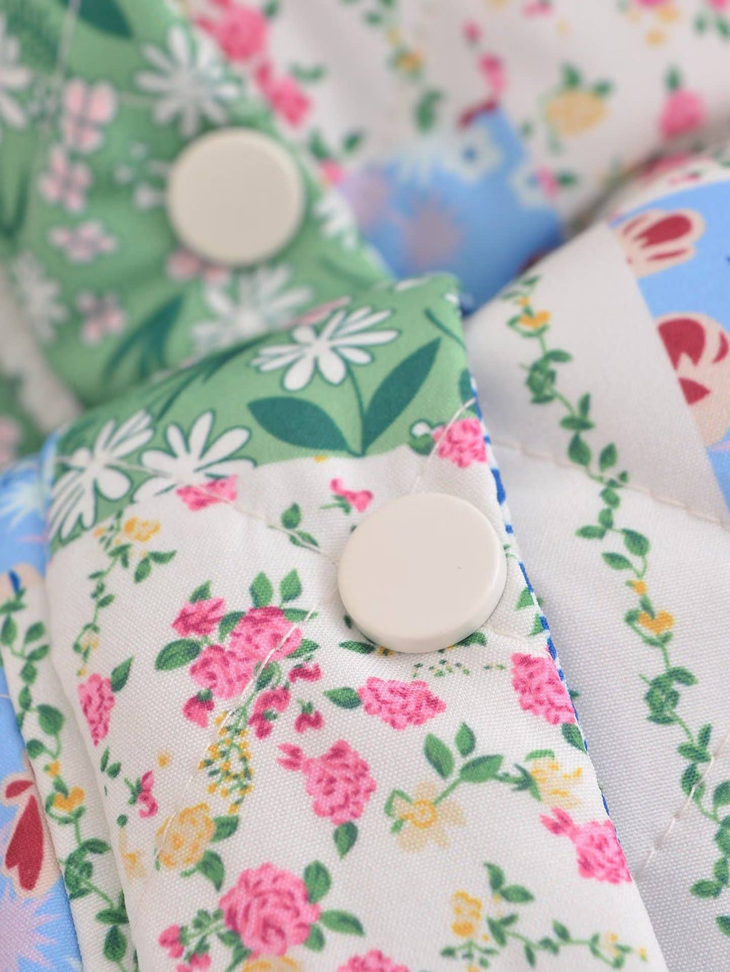 STREET FASHION PRINTED COTTON-PADDED JACKET