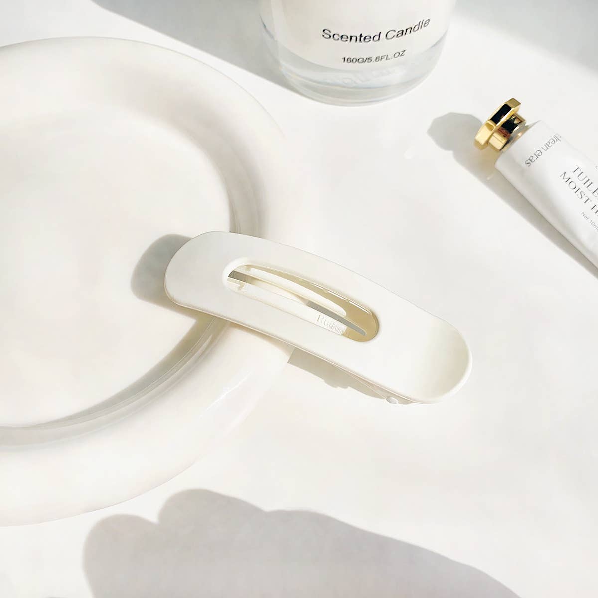 Simple and elegant matte coffee series hair clips