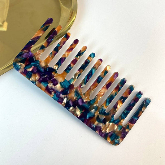 Tortoiseshell Acetate Comb Vintage Anti-Static