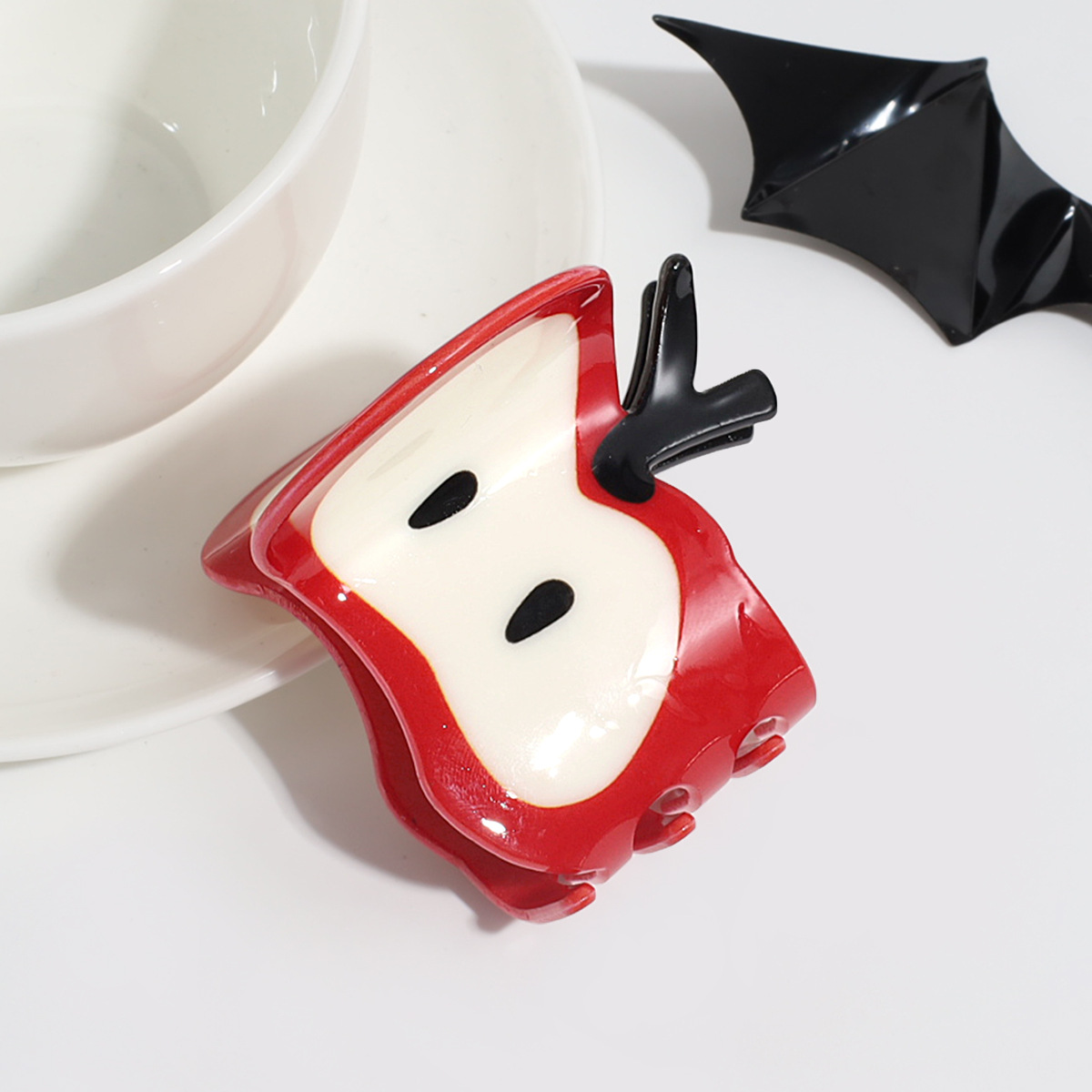 Halloween Acetate Hair Claw ? Witch & Bat Design