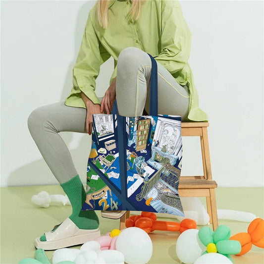 Large Canvas Shoulder Bag for Women_CWAB5123