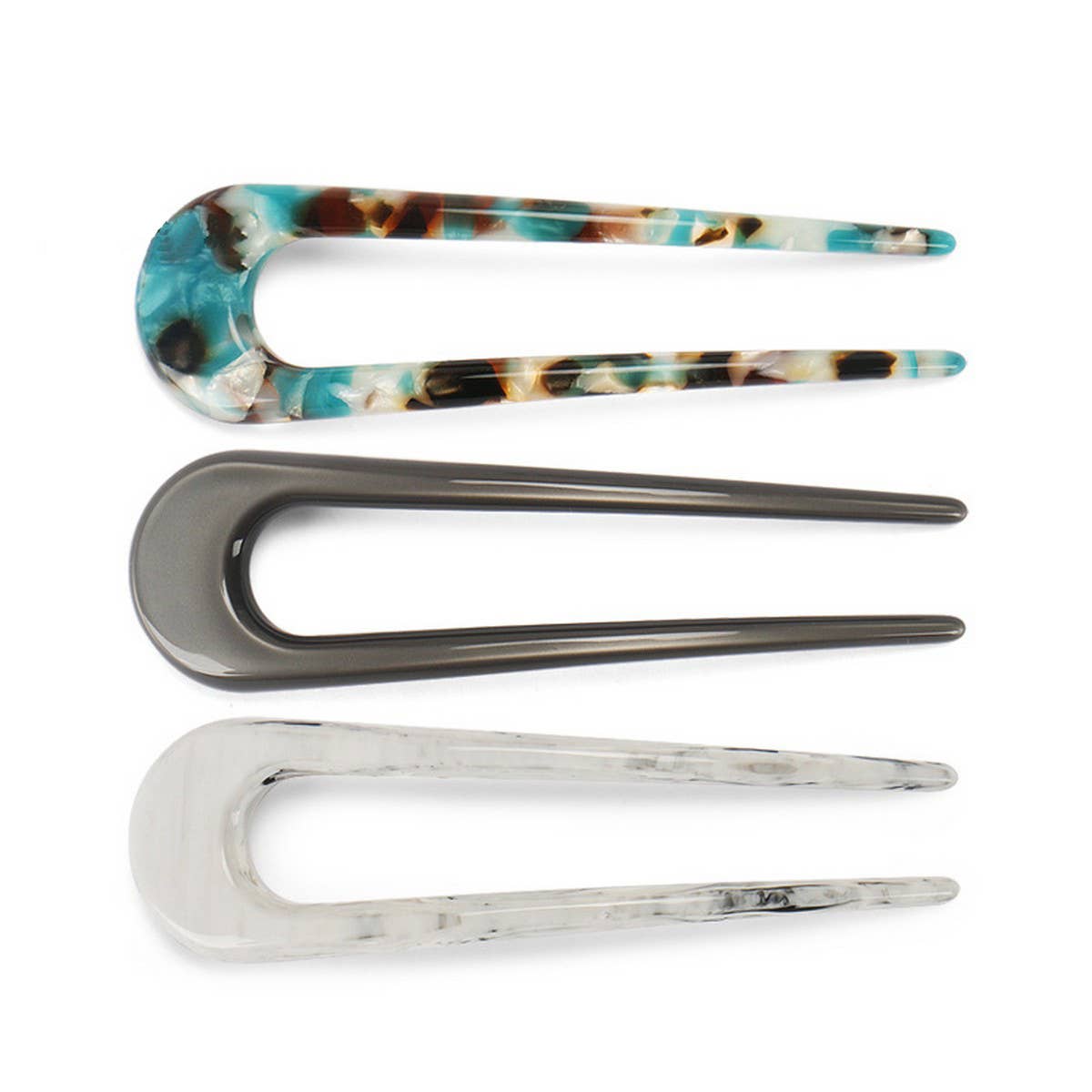 ACETATE SHEET 5MM THICK PLATE U SHAPE HAIRPIN_CWAHA4223